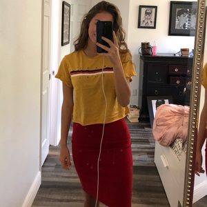 baby girl cropped shirt